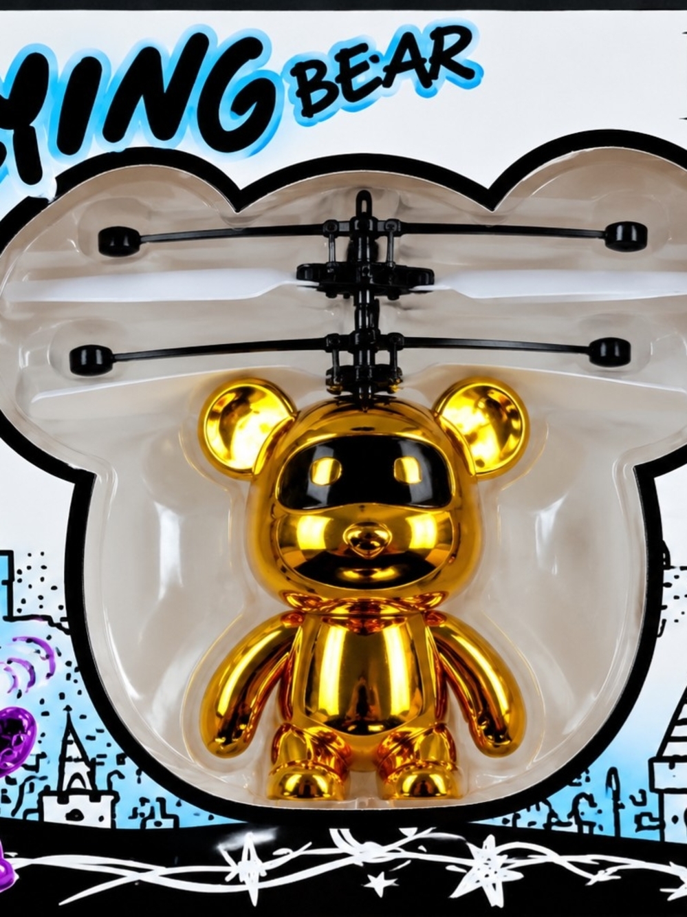 Kids Toy Helicopter - Gold